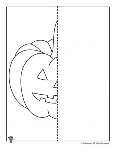 232x300 Halloween Finish The Picture Art Activity Sheets Woo! Jr Kids - Finish Drawing