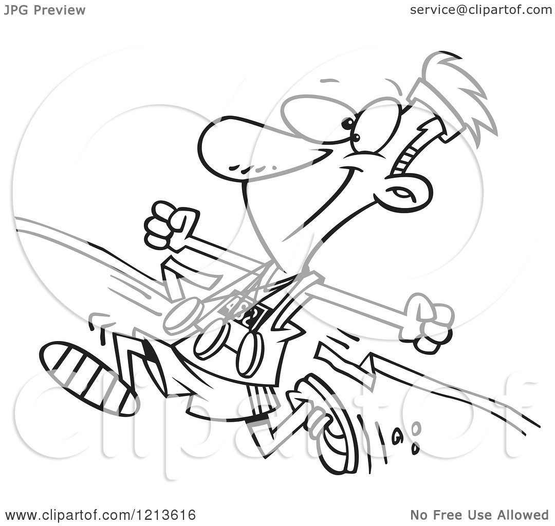 Finish Line Drawing at PaintingValley.com | Explore collection of ...