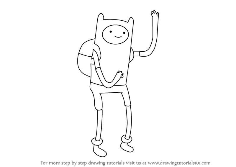 800x566 learn how to draw finn from adventure time - Finn Drawing