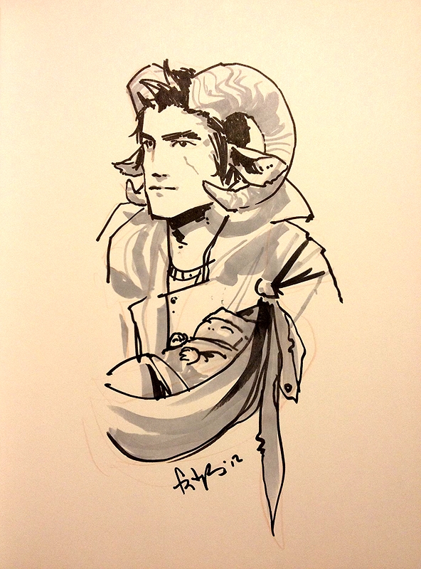 592x800 Fiona Staples Marko From Saga, In Steven Lim's Fiona Staples - Fiona Staples Drawing