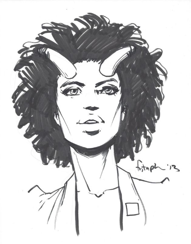 629x800 Saga Gwendolyn - Fiona Staples Drawing