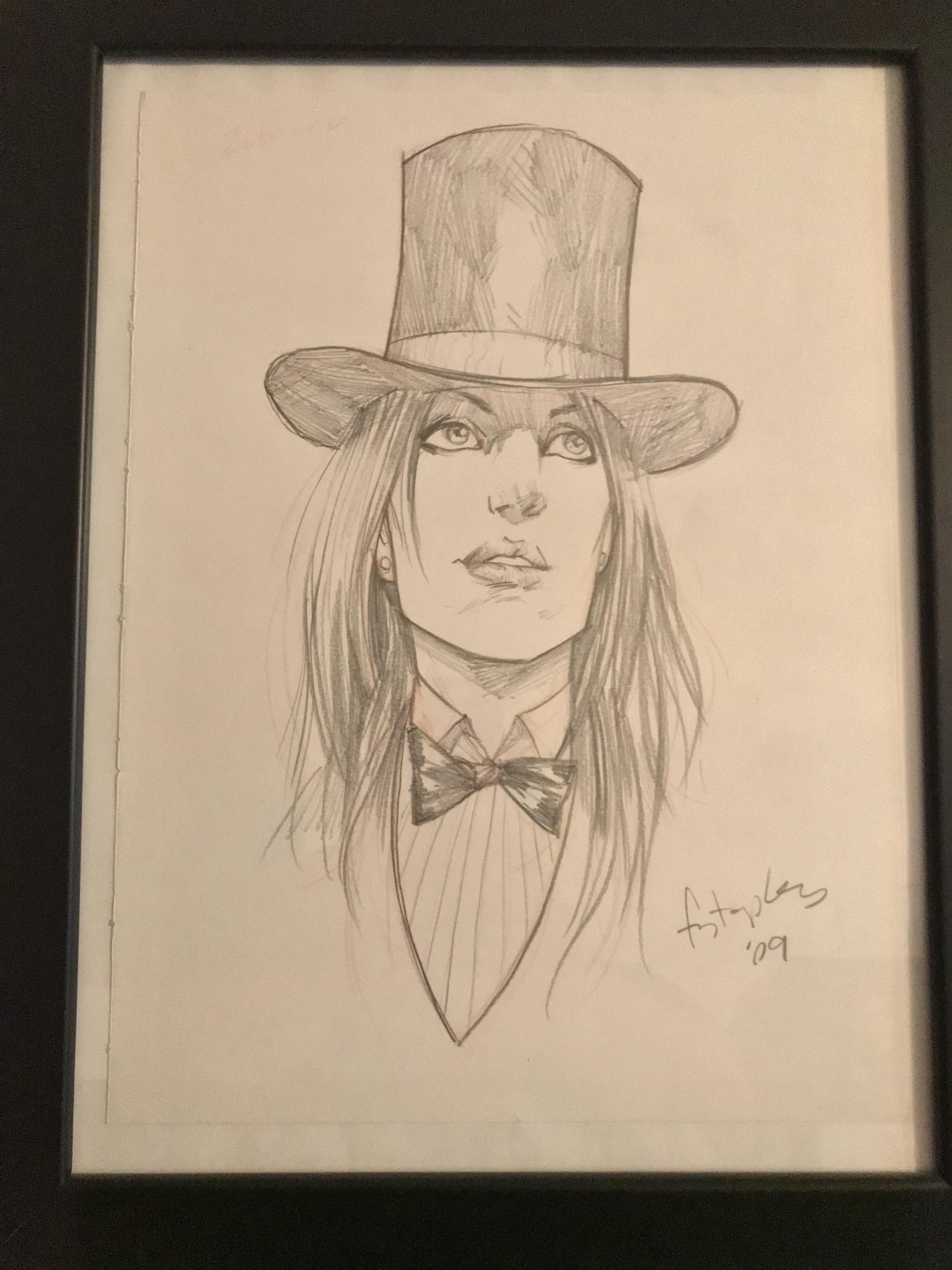 3024x4032 Zatanna Sketch I Have From Fiona Staples Comicbooks - Fiona Staples Drawing