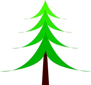300x280 Free Free Christmas Tree Clip Art Image - Fir Tree Drawing