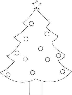 302x397 Christmas Fir Tree Drawing Childrens Drawings - Fir Tree Drawing