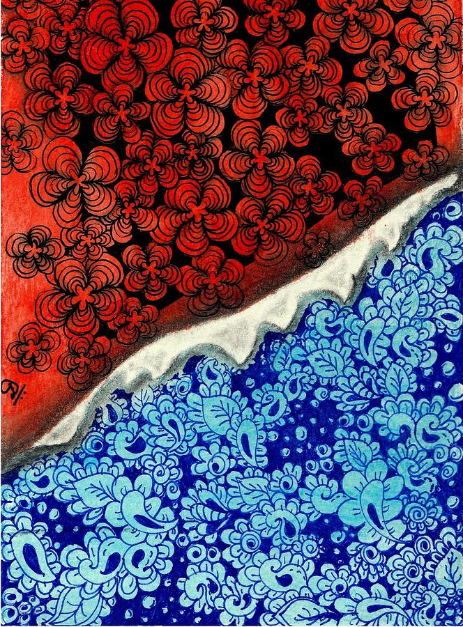 664x900 Fire And Ice Drawing - Fire And Ice Drawing