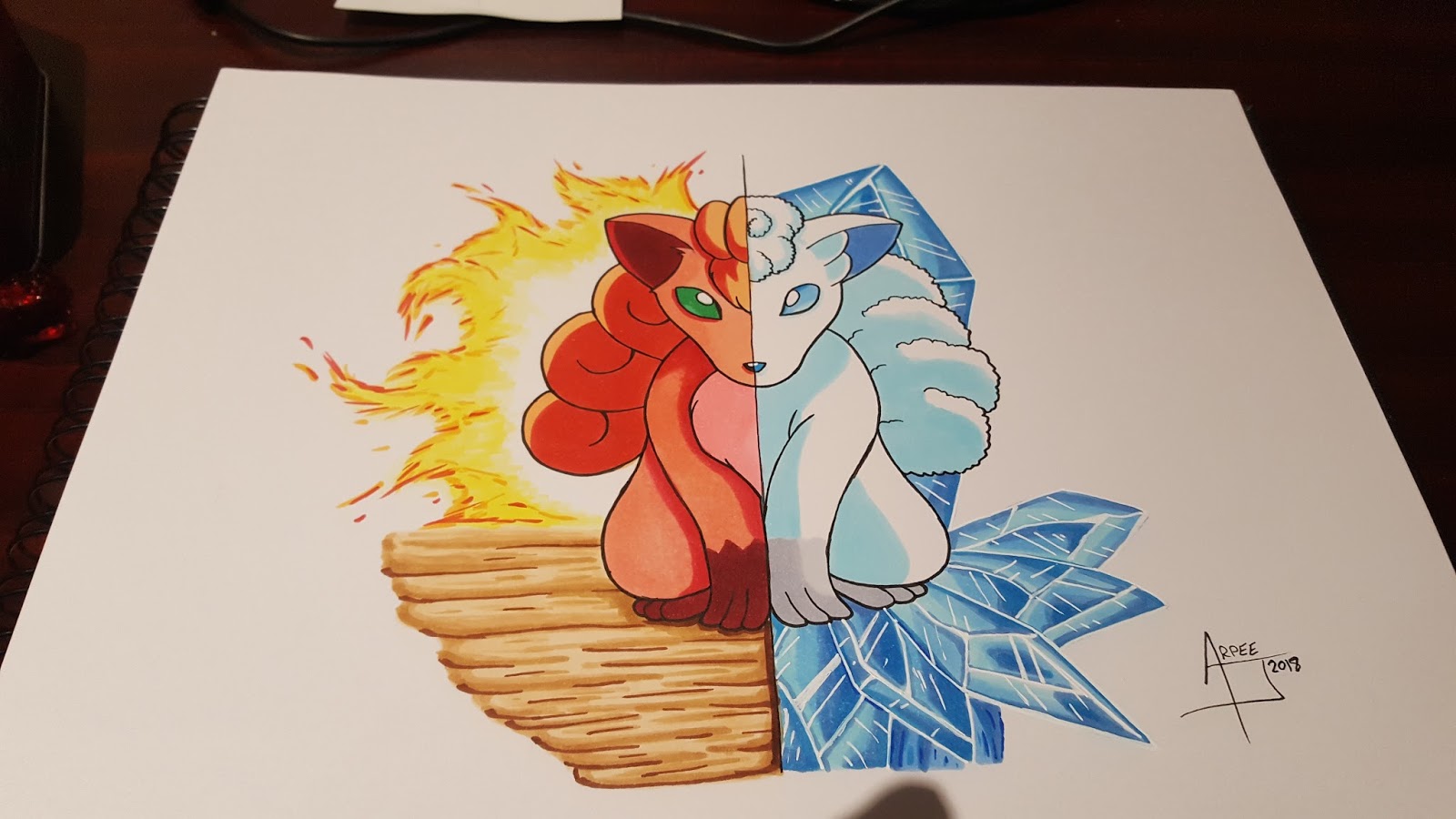 25 Best Looking For Easy Fire And Ice Wolf Drawing Barnes Family