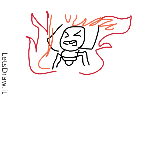 600x600 Fire Ant - Fire Ant Drawing