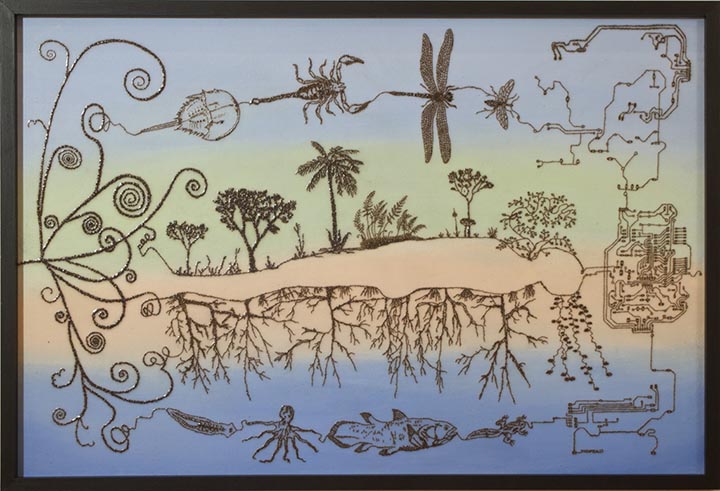 720x491 Fire Ant Art - Fire Ant Drawing