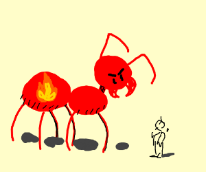 300x250 Giant Fire Ant Drawing - Fire Ant Drawing