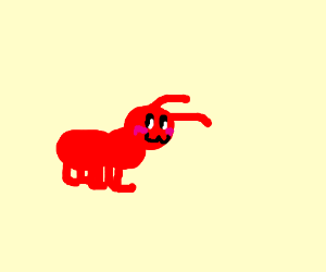 300x250 Cute Fire Ant Drawing - Fire Ant Drawing