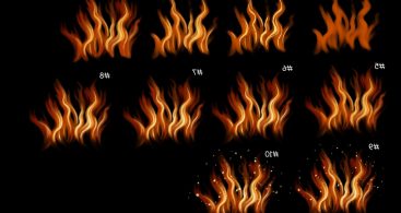 367x195 Fire In Colored Pencil Drawings Vector Free Vector Art, Images - Fire Art Drawing
