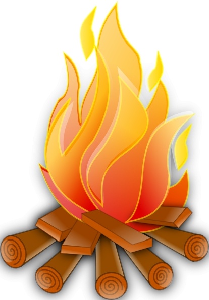 414x595 Fire Clip Art Free Vector In Open Office Drawing - Fire Art Drawing
