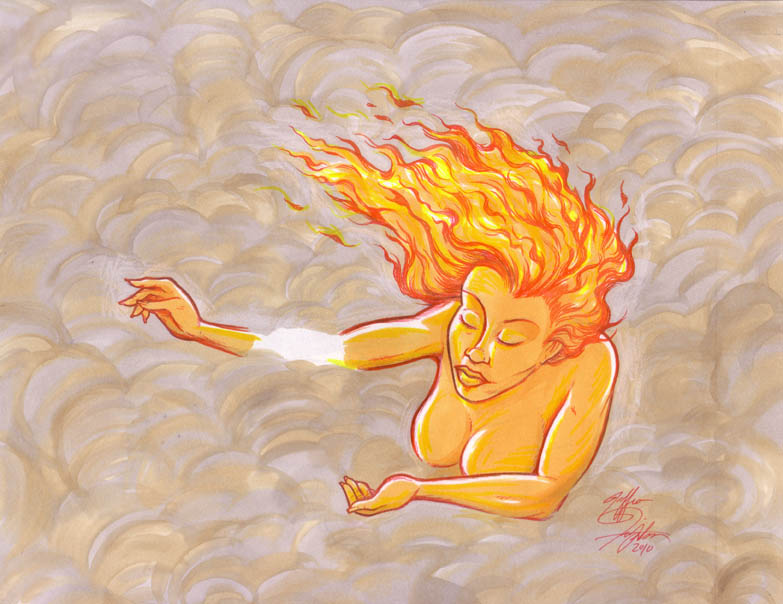 783x604 Jeffro's Blog Fire Siren Drawing For Dirtballs In Love Art Show - Fire Art Drawing