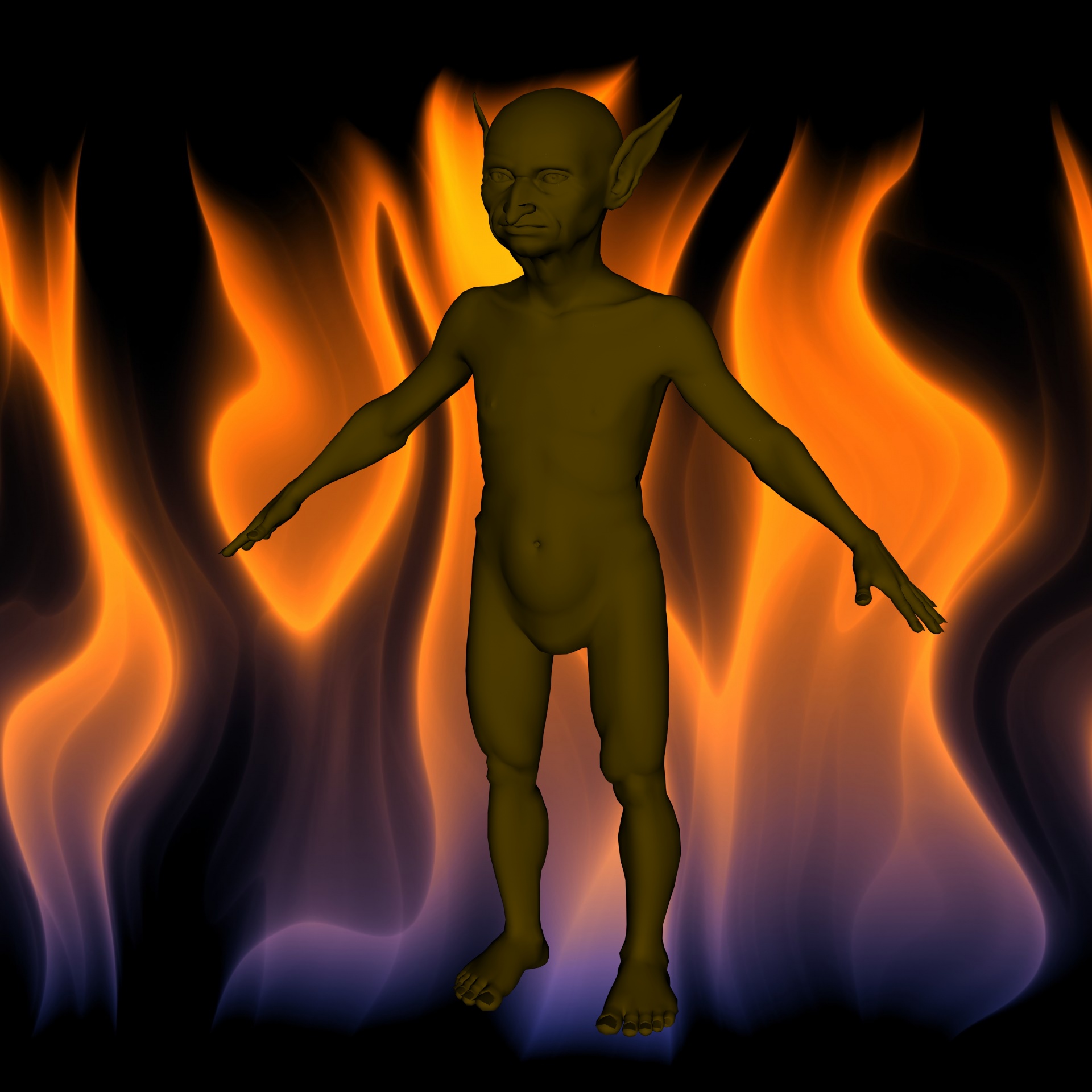 1920x1920  - Fire Background Drawing