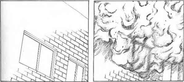 596x266 Gradation Background - Fire Background Drawing