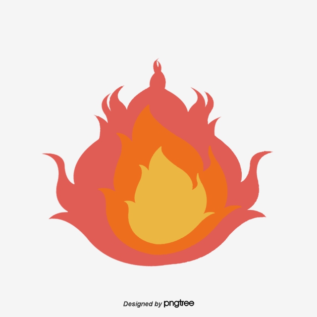 640x640 cartoon hand drawn flame, cartoon vector, hand vector, flame - Fire Cartoon Drawing