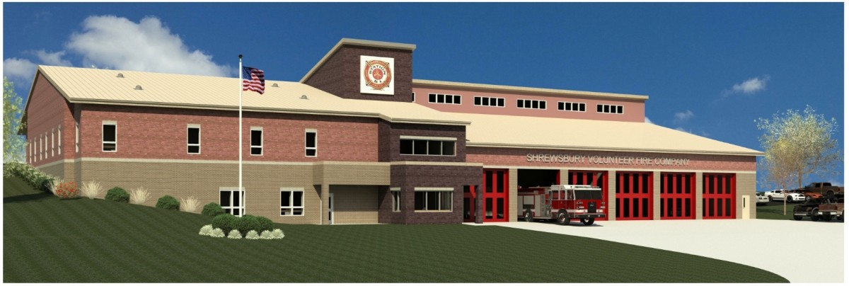 1200x404 Shrewsbury Volunteer Fire Company - Fire Department Drawing