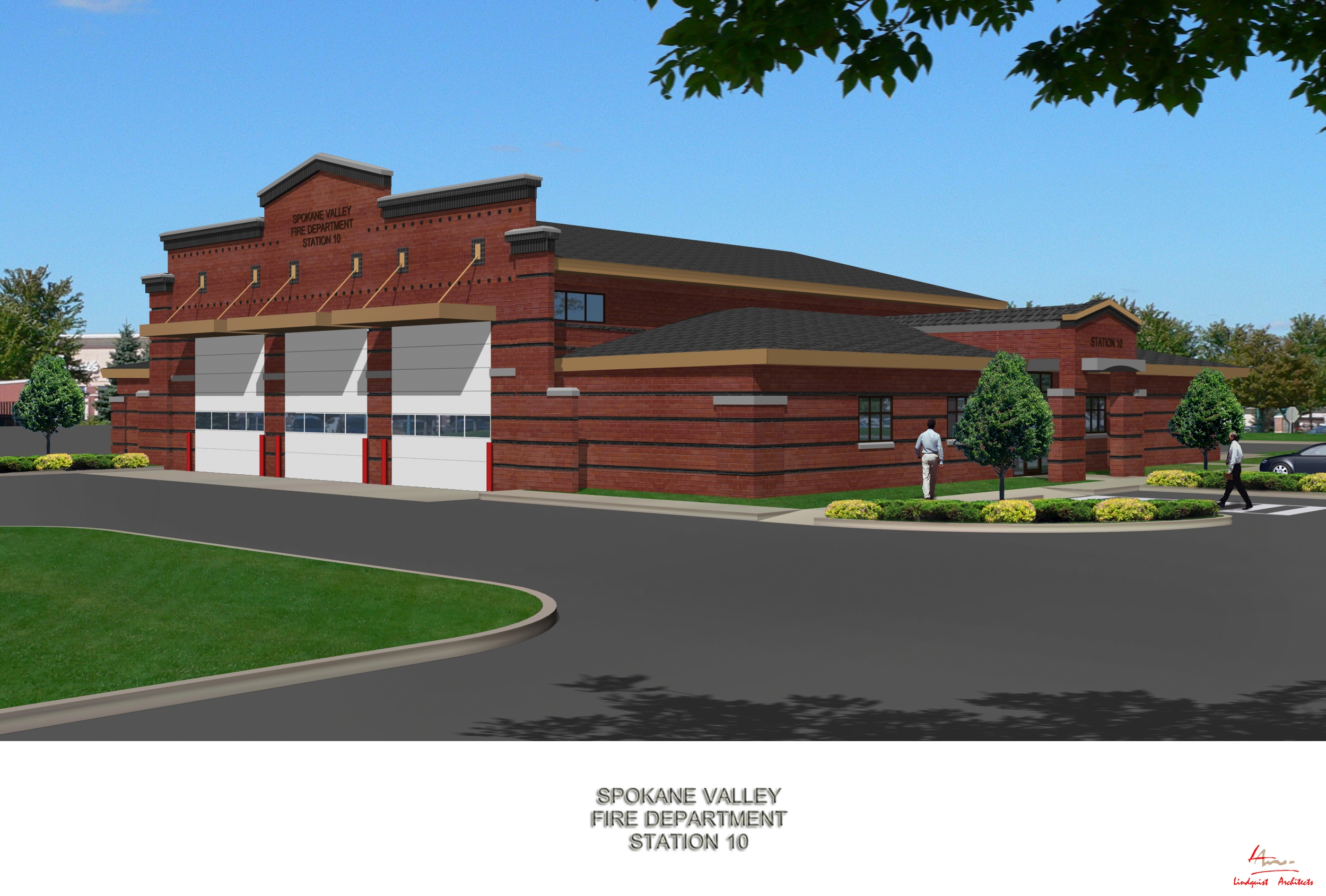 2500x1689 Valley Fire Department Breaks Ground On New Station - Fire Department Drawing