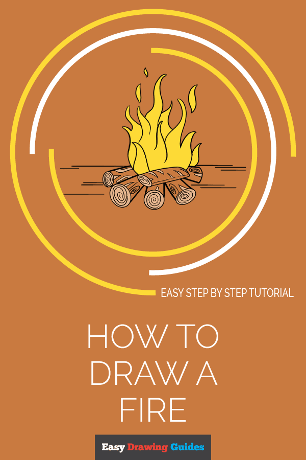 600x900 How To Draw A Fire In A Few Easy Steps Easy Drawing Guides - Fire Drawing