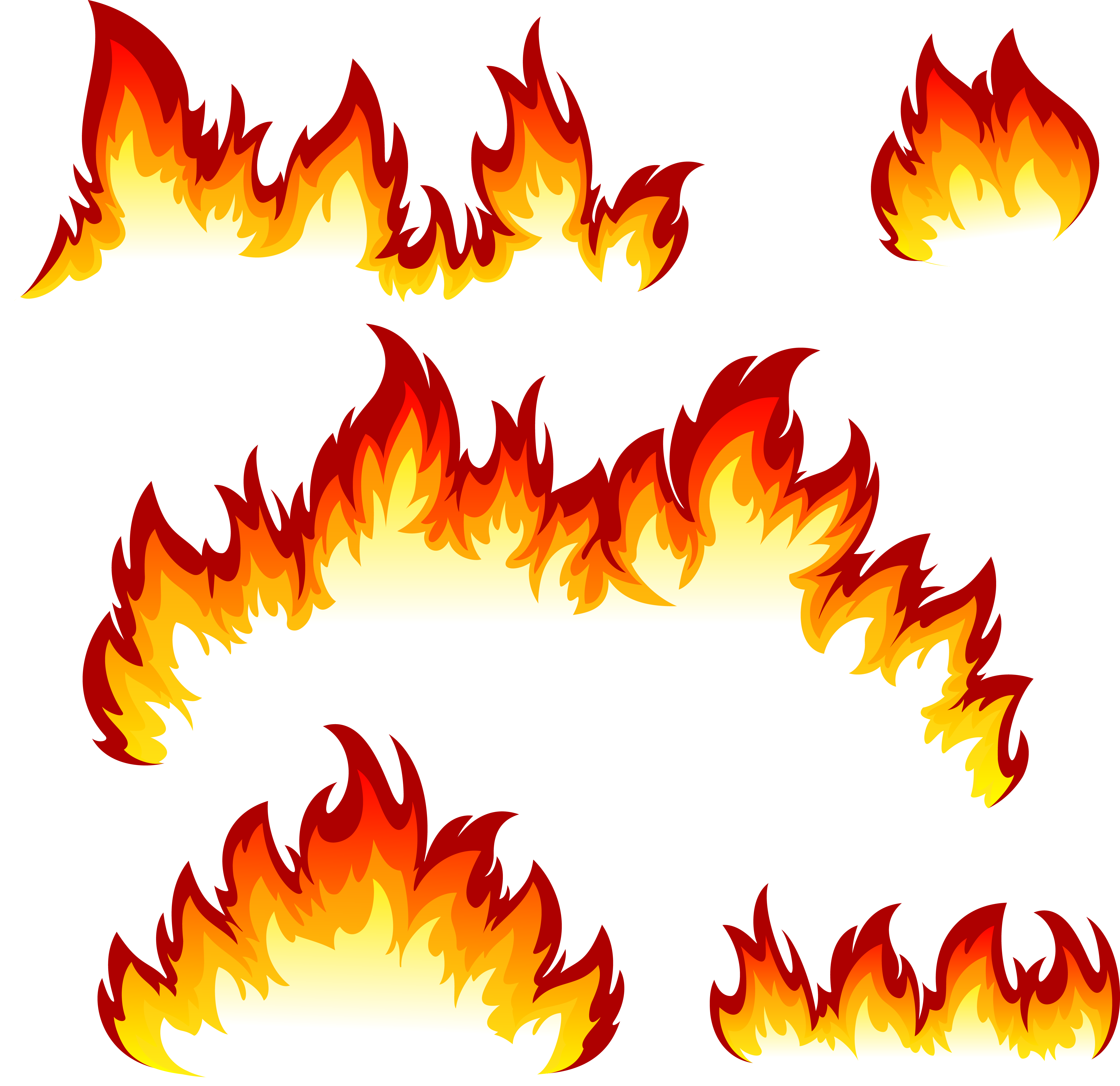 Wheel Flames Illustration