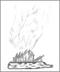 210x251 Hot Flames Fire Drawings - Fire Drawing Images