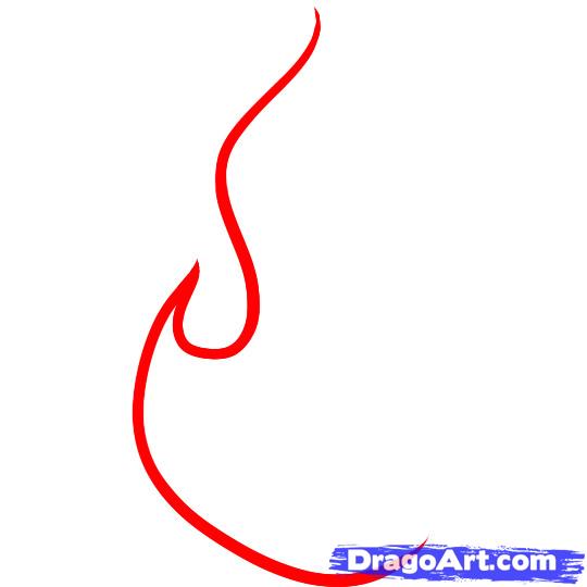 540x540 How To Draw Fire For Kids, Step - Fire Drawing Step By Step