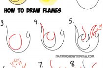 210x140 Tag Fire Drawing Easy Step - Fire Drawing Step By Step