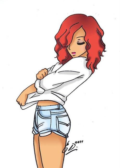 500x698 Drawn Fire Cartoon Tumblr - Fire Drawing Tumblr