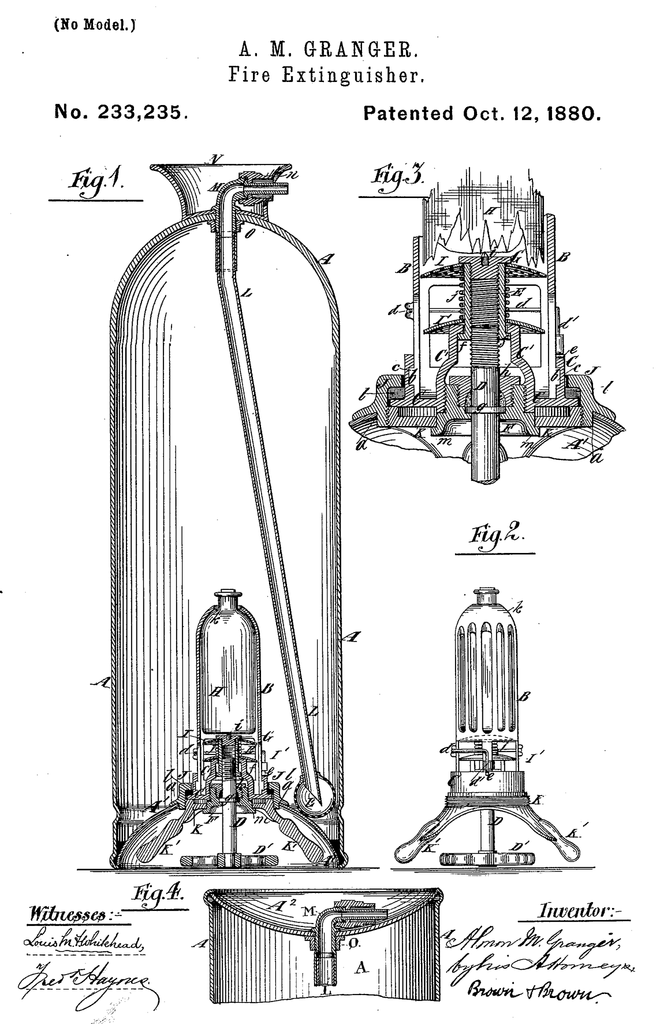 660x1024 Original Patent Drawing Extinguisher Firefighter Letter Art - Fire Extinguisher Drawing