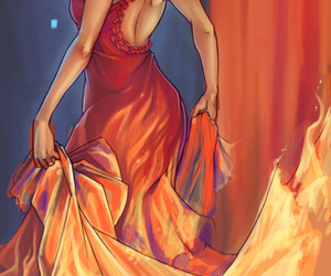 300x250 I Believe In Whatever You Do On We Heart It - Fire Girl Drawing