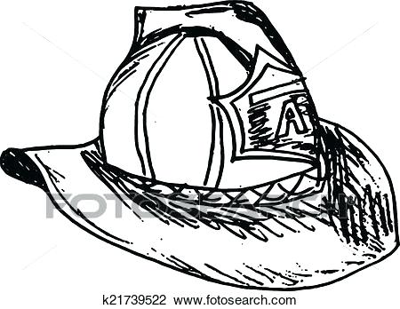 450x348 Fireman Helmet Clipart Fire Hat Firefighter Vector Images Over - Fire Helmet Drawing
