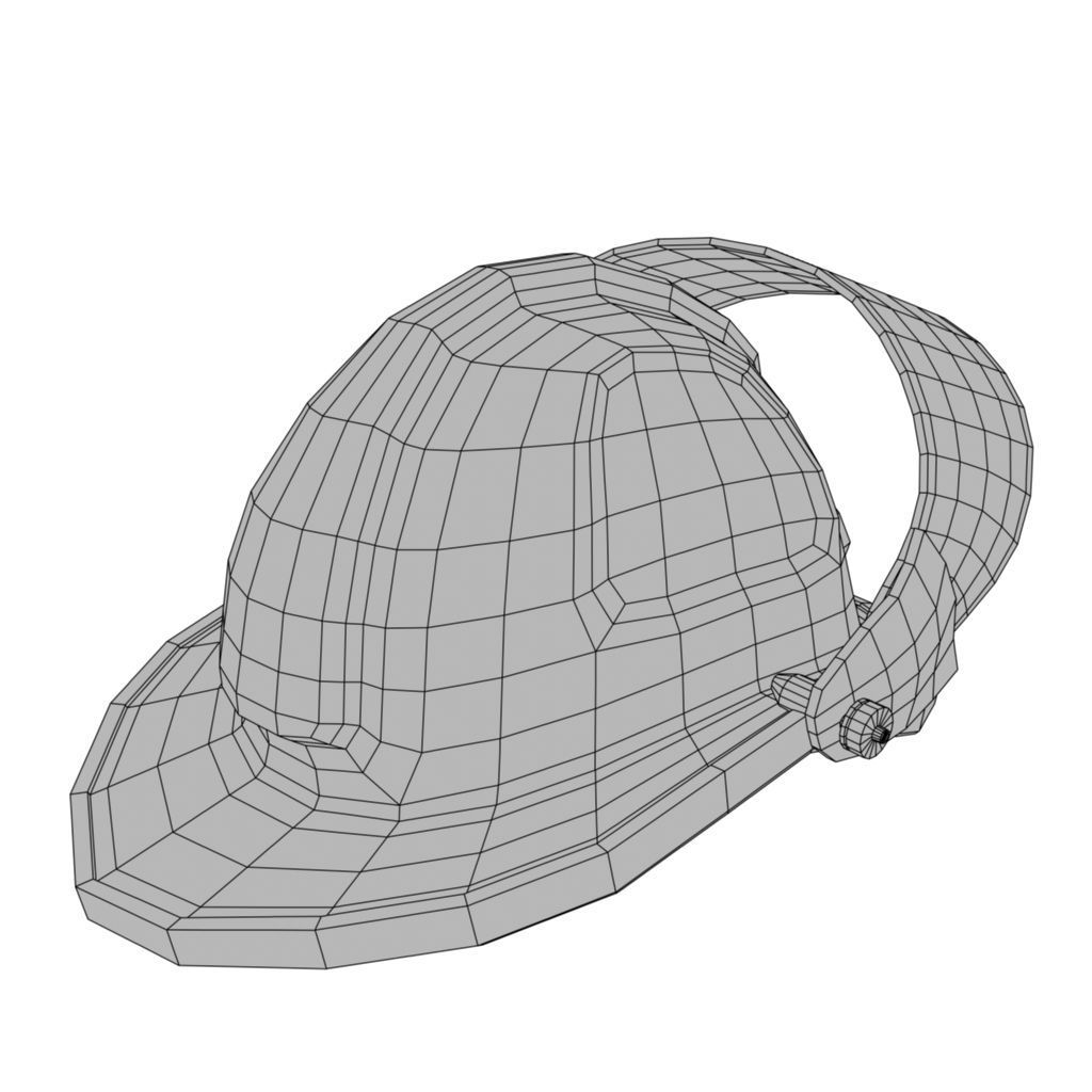 1024x1024 Asset Fire Helmet Cgtrader - Fire Helmet Drawing