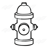 160x160 Abeka Clip Art Red Fire Hydrant - Fire Hydrant Drawing