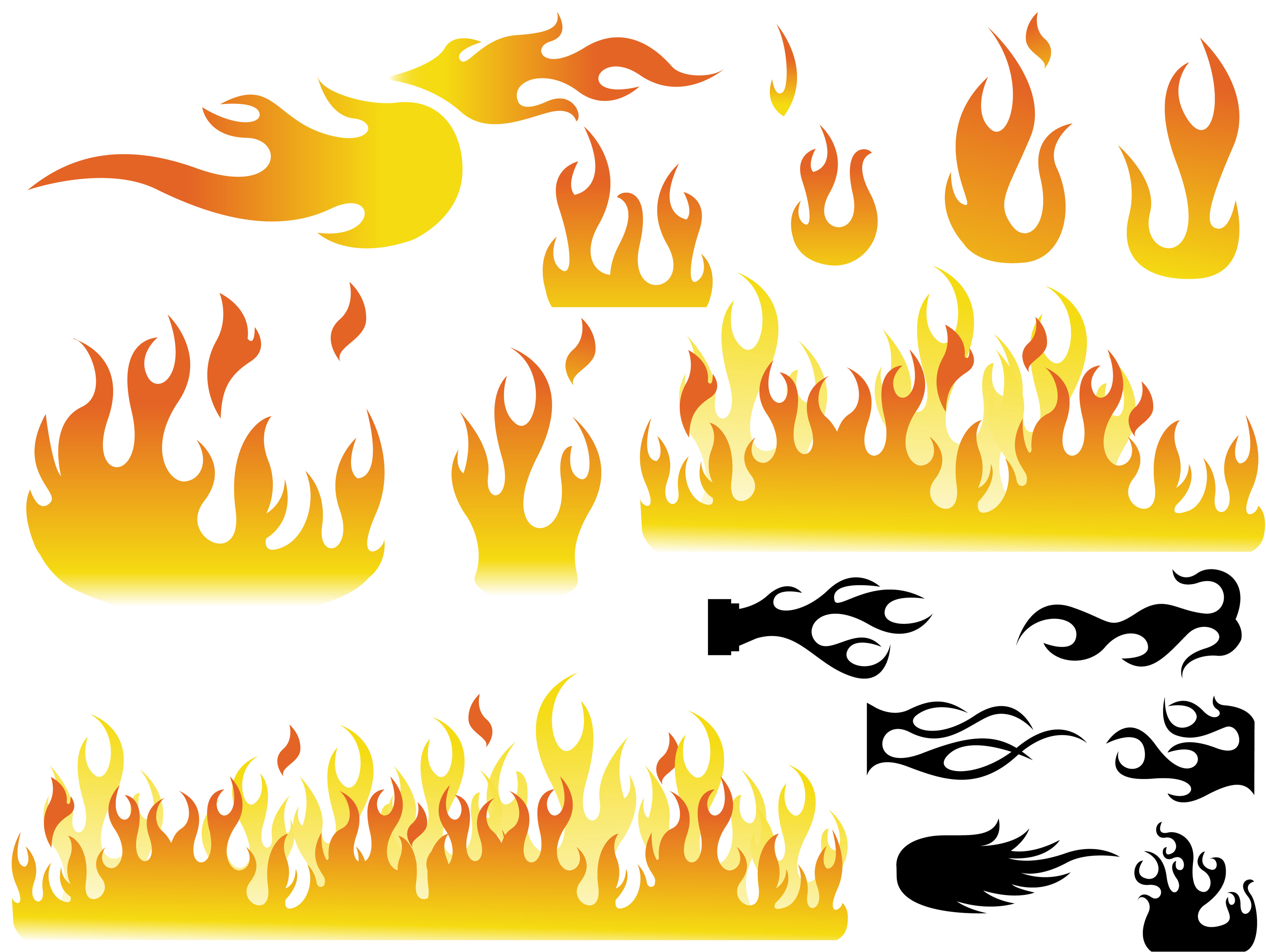 3458x2600 Fire Line Clipart - Fire Line Drawing