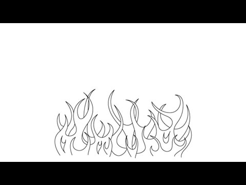 480x360 How To Draw Fire - Fire Line Drawing