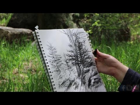 480x360 Drawing With Real Charcoal From The Fire - Fire Pencil Drawing