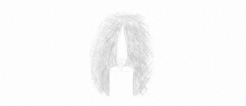 850x366 Draw The Elements How To Draw Fire - Fire Pencil Drawing