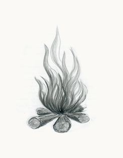 245x314 Draw In Drawings, Easy Drawings - Fire Pencil Drawing