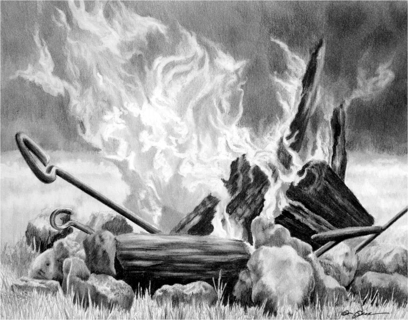 Fire Pencil Drawing at Explore collection of Fire