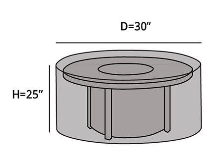 439x329 round fire pit cover - Fire Pit Drawing