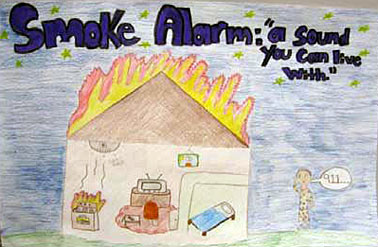 378x247 Fire Safety And Prevention Poster Contest Shriners Hospitals - Fire Safety Drawing