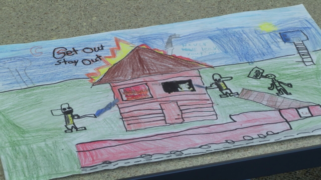 640x360 Students Submit Fire Safety Posters To Prevention First Contest - Fire Safety Drawing