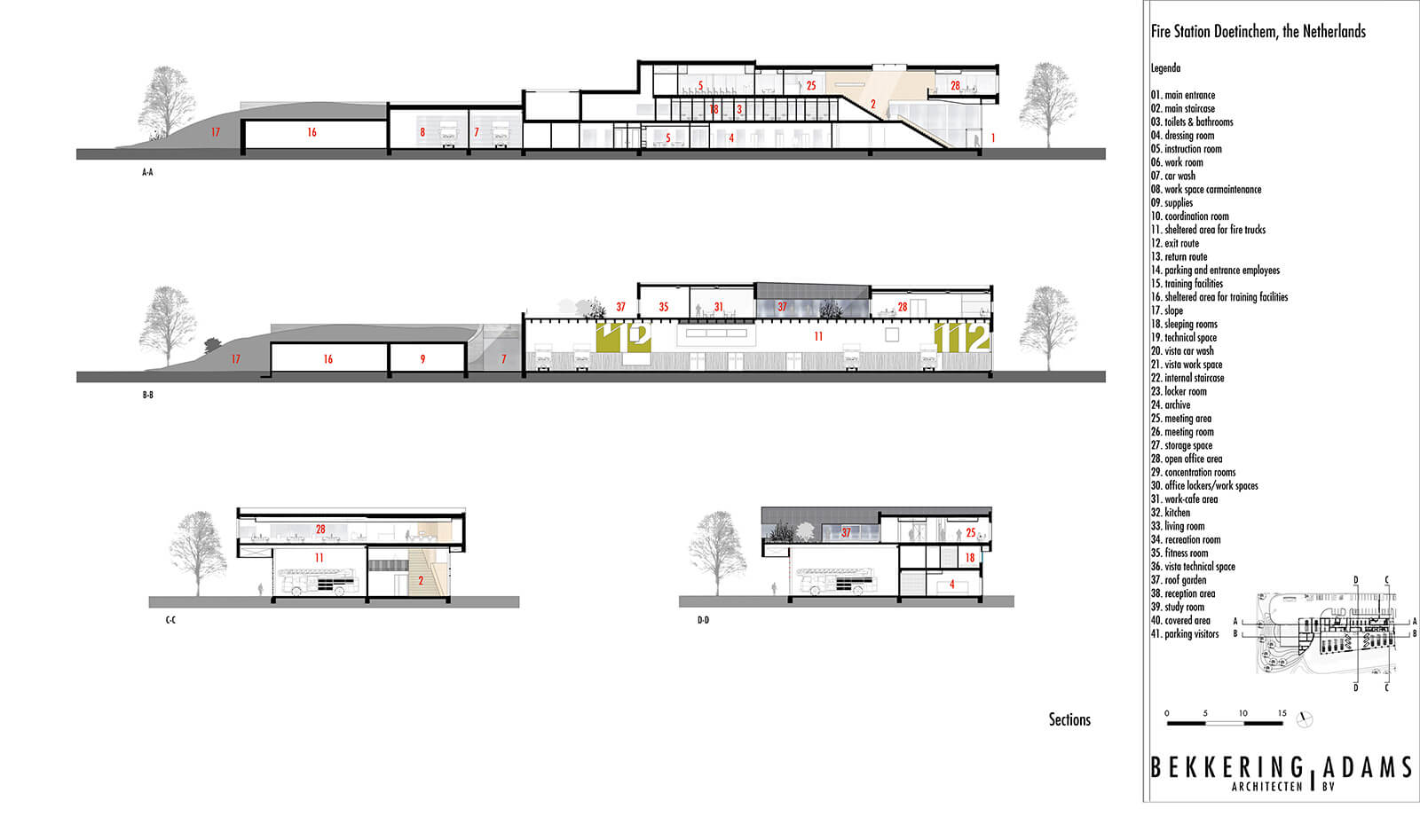 1600x947 fire station bekkering adams architecten - Fire Station Drawing