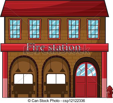 Fire Station Drawing at PaintingValley.com | Explore collection of Fire ...