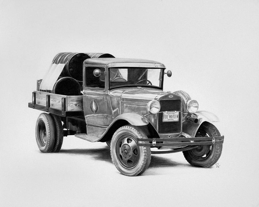 900x720 Tillamook Forest Fire Truck Drawing - Fire Truck Drawing