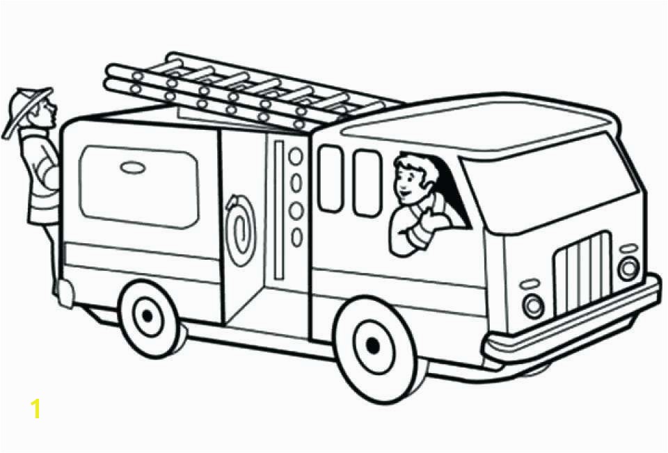 960x652 Dump Truck Coloring Pages For Toddlers Fire Truck Drawing Awesome - Fire Truck Drawing