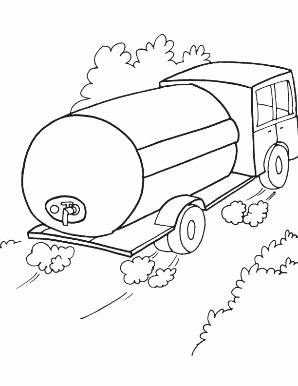 612x792 Easy Fire Truck Coloring Pages Beautiful Truck Drawing For Kids - Fire Truck Drawing For Kids