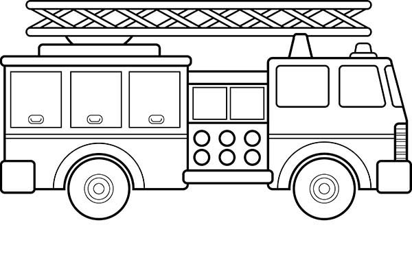 Fire Truck Drawing For Kids at PaintingValley.com | Explore collection ...