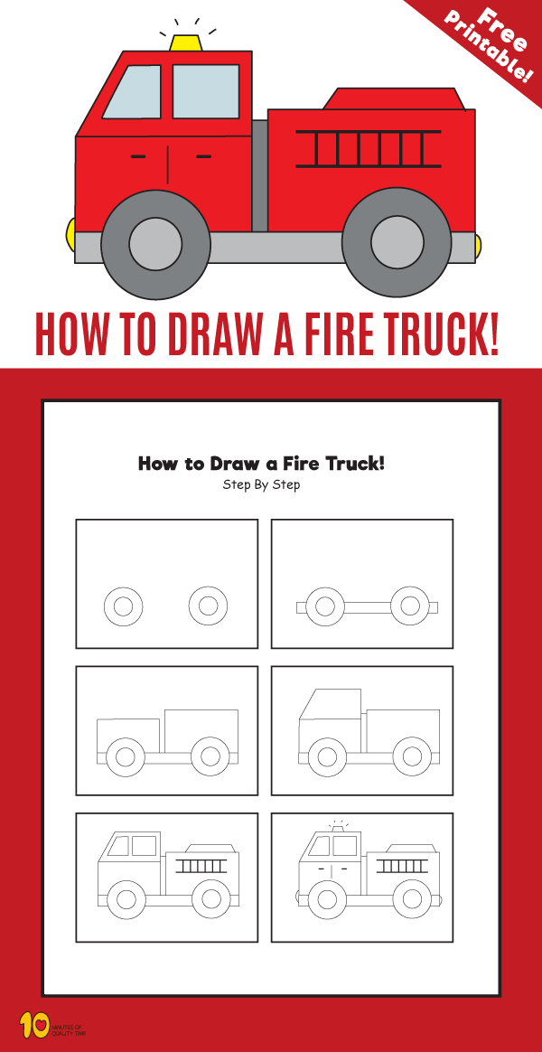 600x1164 How To Draw A Fire Truck How To Draw For Kids Drawings - Fire Truck Drawing For Kids