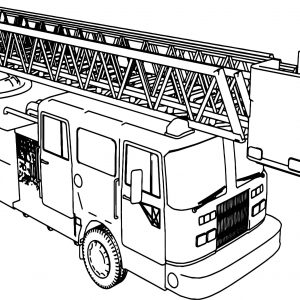 300x300 Coloring Fire Truck Inspirationa Coloring - Fire Truck Drawing Pictures